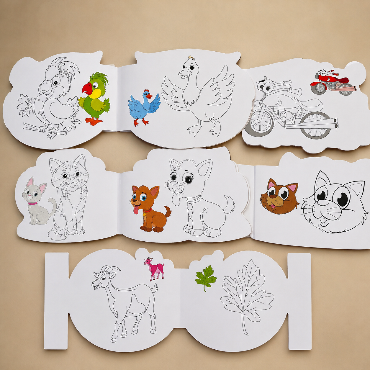 Kids Colouring Books | Assorted Set of 5 Colouring Books | Travel-Friendly Educational | Screen-Free Learning & Creative Fun | Age 3–8 Years - Image 5