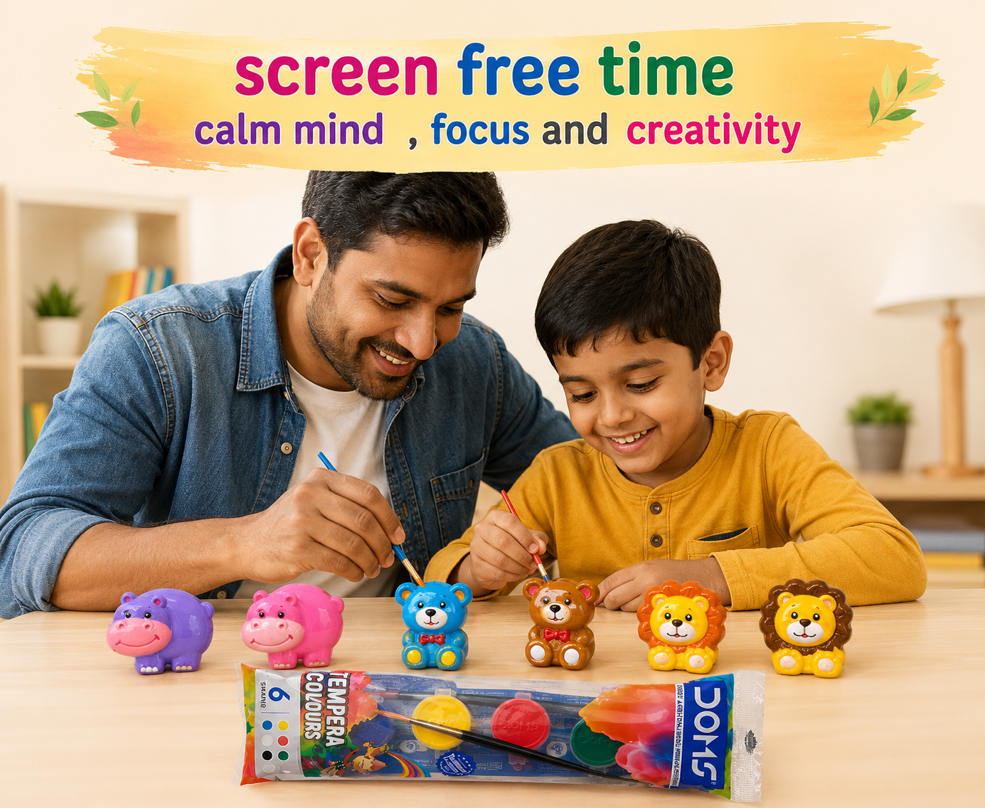 TWINTAZ’s DIY Baby animals’ theme toys &12 colours of Painting Kit for Kids & Adult - Image 2