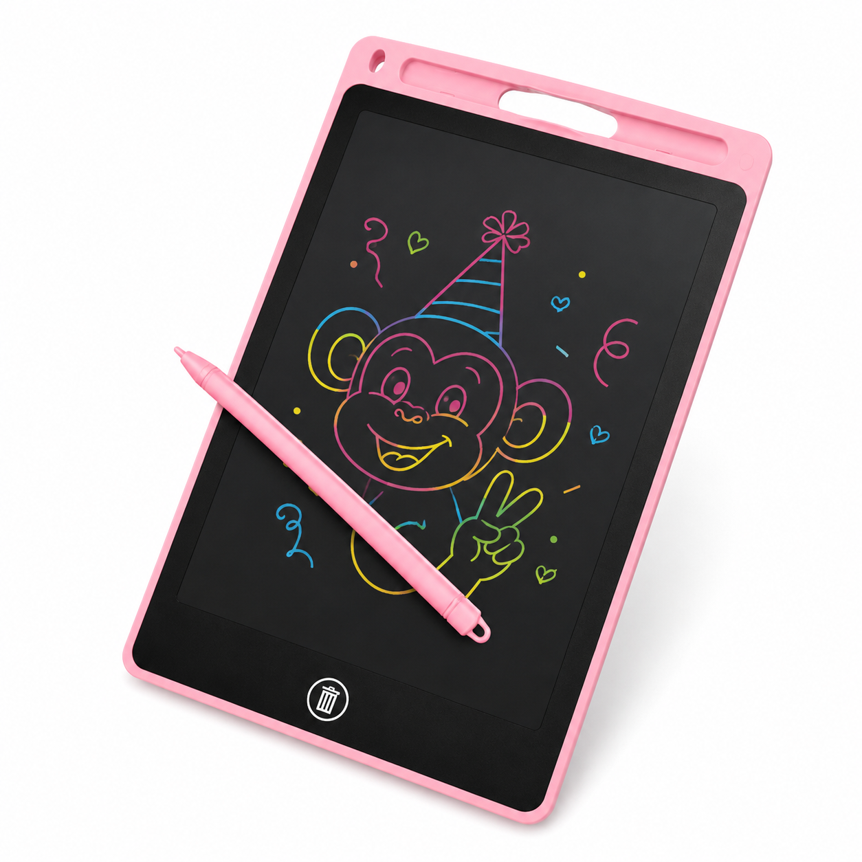 TWINTAZ LCD Writing Tablet 12 Inch | Colourful Erasable Writing Board with Stylus Pen | Reusable LCD Writing Pad for Kids & Adults | Drawing, Writing, Doodling, Math Practice & Brainstorming | Eco-Friendly Learning Toy