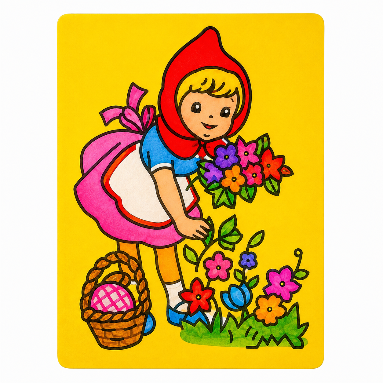 TWINTAZ Sand Painting Kit for Kids and adults | 1 Pre-Printed Sand Art Board – Pretty Doll Girl Theme | 9 Vibrant Coloured Sand Packets | Easy Peel & Stick Creative Art Activity | Fine Motor Skills & Creativity Toy for Kids 3+ - Image 5